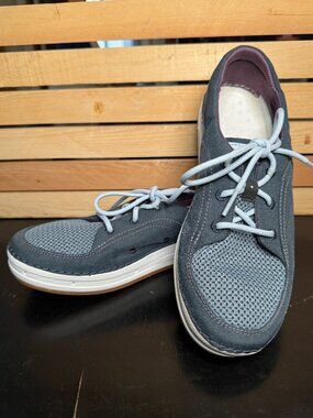 Astral Boat Shoes Womens 8.5 Blue Porter Mesh Loafer Lace Up Water Casual NWOB